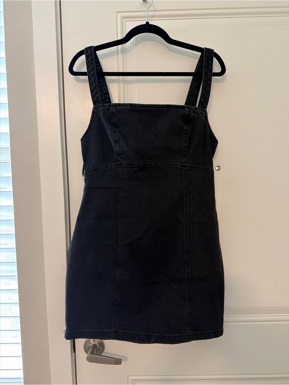 Forever 21 Black Denim Mini Dress